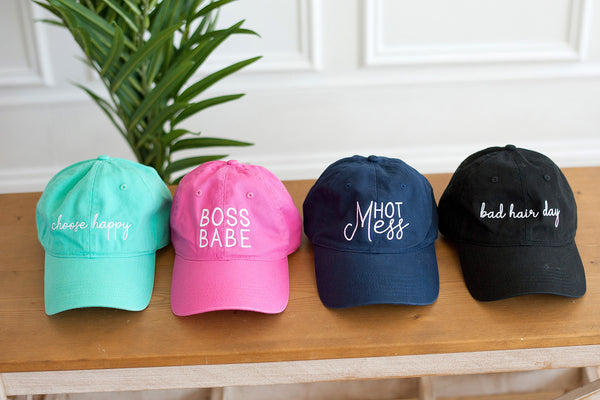 Hot Pink Boss Babe Cap – Millie Rose Designs