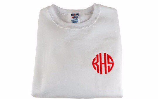 Monogrammed Sweatshirt | Personalized Sweatshirt Pullover  | Monogrammed Christmas Gift