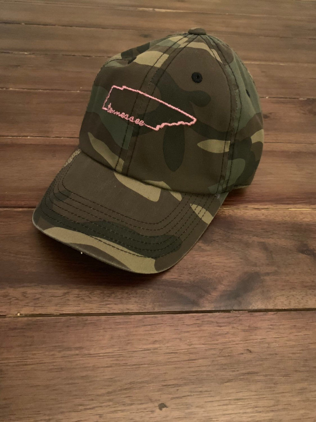 Tennessee Camo Hat | Tennessee State Camo Baseball Cap | Tennessee Outline Gift | Birthday Gift
