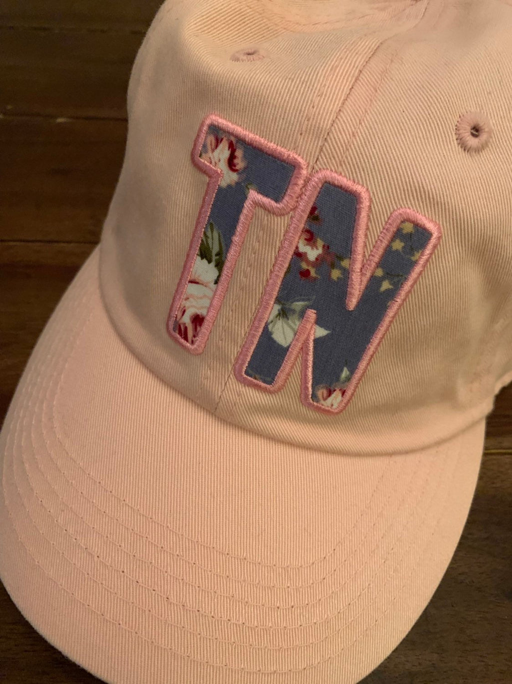 Pink Floral Tennessee Hat | Floral Tennessee Baseball Cap | Tennessee Gift | Birthday Gift