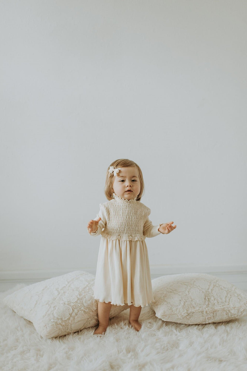 Baby Girl Organic Smoked Dress | Lovedbaby