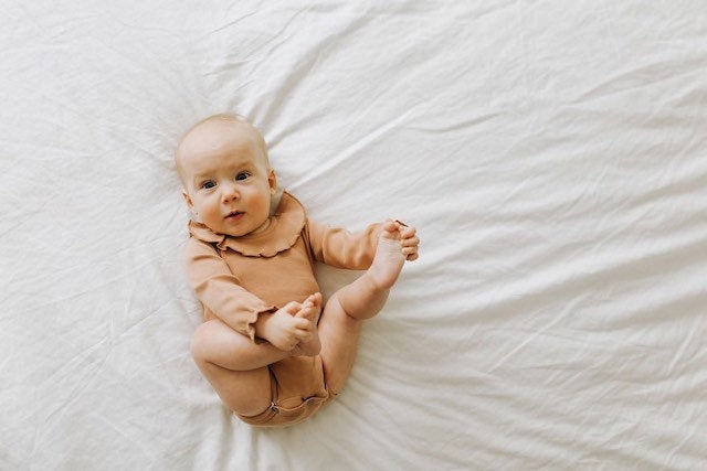 Baby Girl Organic Ruffle Bodysuit Onesie | Lovedbaby