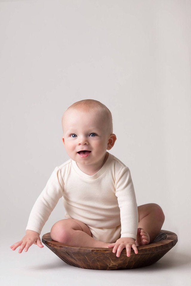 Baby Organic Mock-Neck Bodysuit Onesie | Lovedbaby