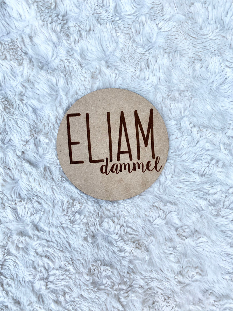 Personalized Wooden Name Sign | Personalized Baby Coming Home Sign | Wood Birth Announcement Sign | Monogrammed Baby Gift