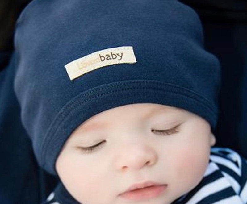 Monogrammed Lovedbaby Organic Cap | Personalized Baby Coming Home Hat | Monogrammed Baby Gift