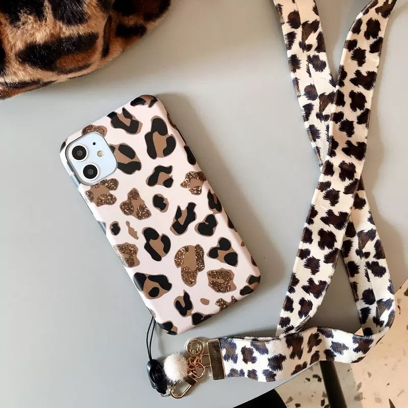 Gold Foil Leopard Cheetah iPhone Phone Case